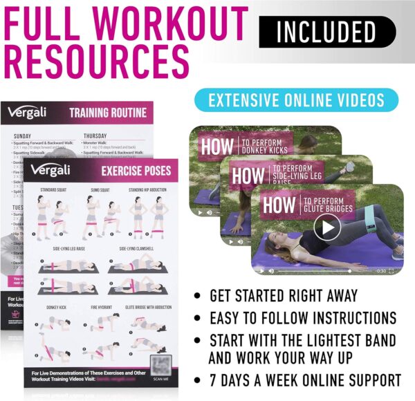 Resistance Bands for Working Out with Workout Bands Guide. 4...