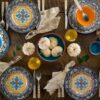 Euro Ceramica Zanzibar Collection 16 Piece Dinnerware Set Ki...