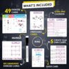 Pilates Ring Workout Cards -58 Exercise ring Card with Pilat...