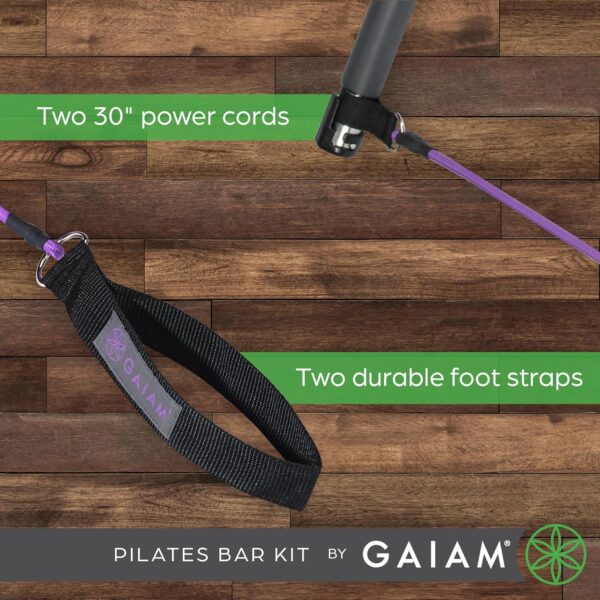 Gaiam Restore Pilates Bar Reformer Kit - Home Fitness Equipm...
