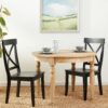 Homestyles Blair Black Dining Chairs, Set of 2