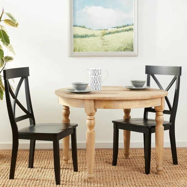 Homestyles Blair Black Dining Chairs, Set of 2