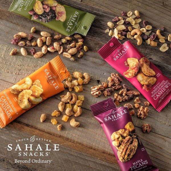 Sahale Snacks Glazed Mix Nut Blend Variety Pack, 1.5 Oz Grab...