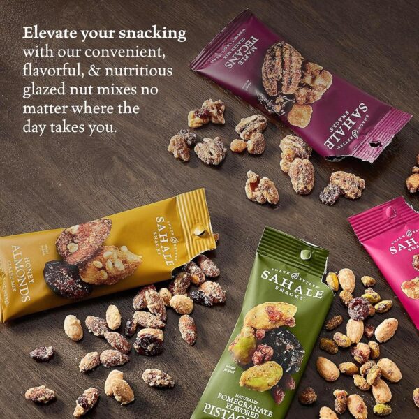 Sahale Snacks Glazed Mix Nut Blend Variety Pack, 1.5 Oz Grab...